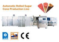 Автоматическая производственная линия конуса мороженого с горизонтальной системой завальцовки