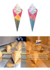 Длина конусов 150mm вафли конуса мороженого Multicolor с углом 26 °