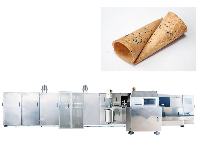 Производственная линия конуса мороженого КЭ, машина 10 выпечки конуса сахара до 11 наполняют газом потребление/час