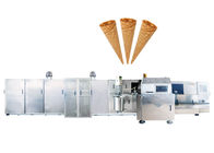 Высокая производственная линия конуса мороженого гибкости с различной станцией завальцовки, 47 печь плитами