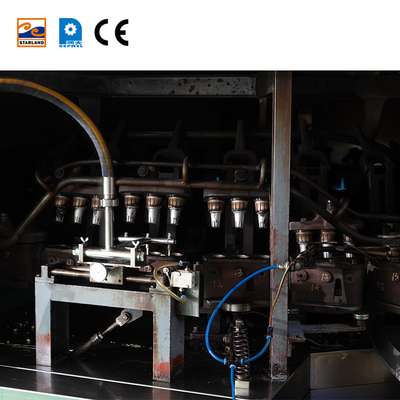 4400 Производство 28 форм Автоматическая Wafer Cone Производственная линия Wafer Cone Machine