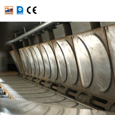 Производственная прямая полностью автоматическая Barquillo Cone Baker Biscuit Maker Machine