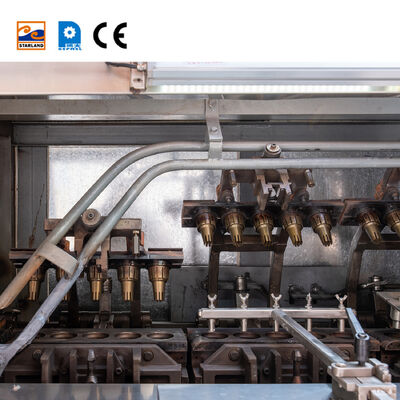 Высоко гибкая линия производства конусов для вафелей с прокатной станцией