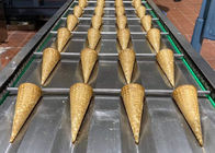 Производственная линия 14000×2300W×2000H конуса мороженого яичного рулетика 101 печь плиты