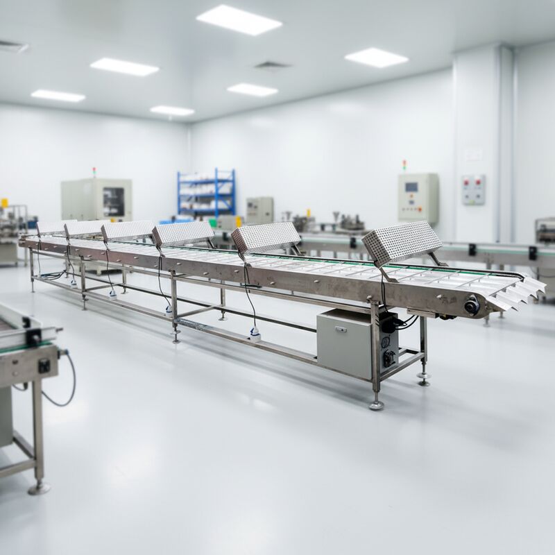 Маршаллинговый охлаждающий конвейер питания, предназначенный для непрерывной обработки пищевых продуктов