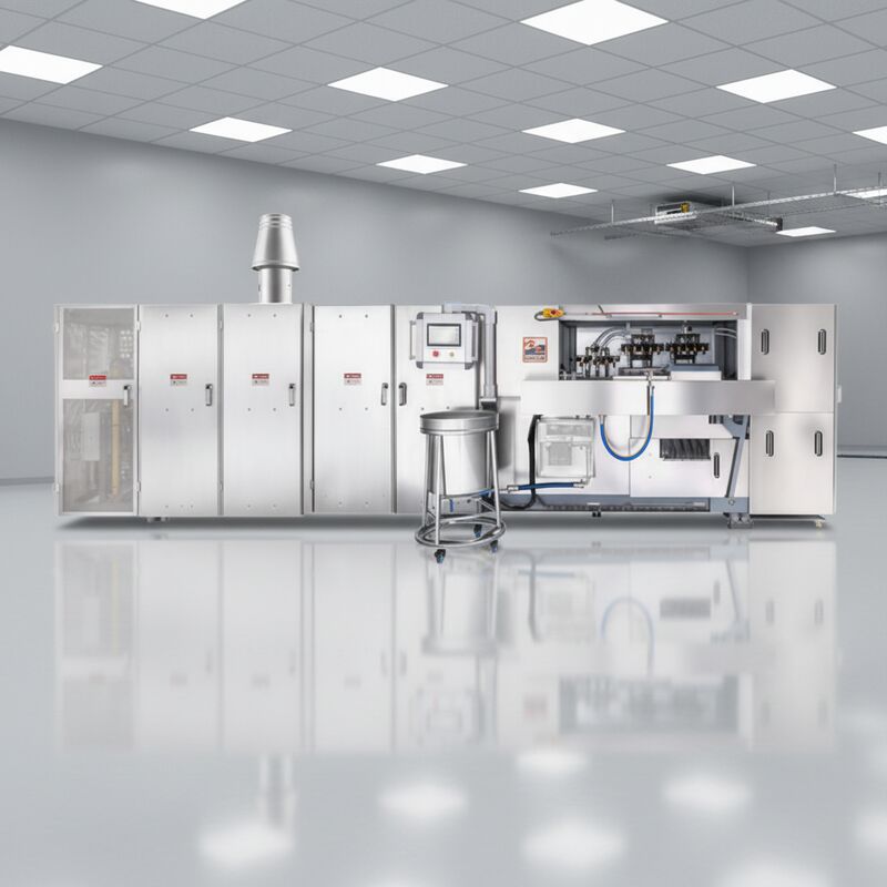 Автоматизированная линия производства вафельных рожков из нержавеющей стали с системой управления ПЛК для производства вафельных рожков