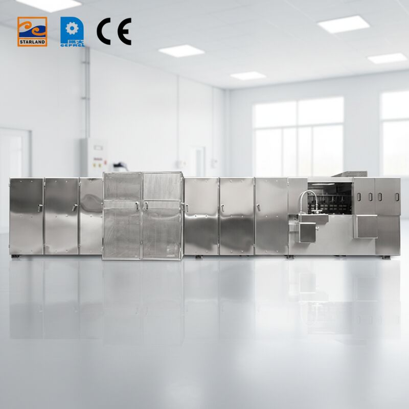 Оборудование для производства вафель мо́нака из нержавеющей стали, обеспечивающее прочную конструкцию и работу