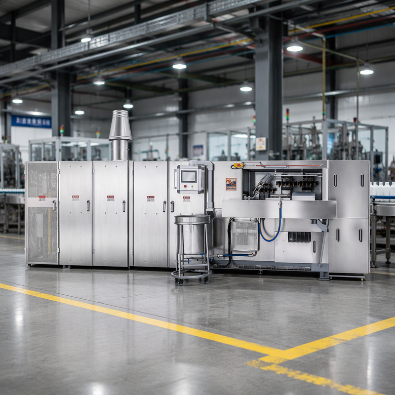 Видео Техническая поддержка Wafer Cone Maker Идеальное оборудование для мороженого Cone