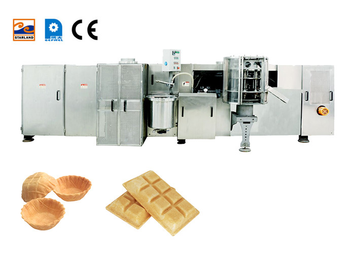 Автоматическая машина печенья Waffer нержавеющей стали производственной линии печенья вафли