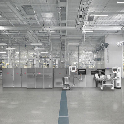 Производственная линия для газового нагрева яичных рулетов, производительность 1200/час