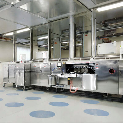 Линия производства вафельного печенья с системой управления ПЛК, нержавеющая сталь, оборудование для производства вафель