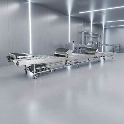 Фабрика прямые продажи Автоматический марширование охлаждающий конвейер с комплексными аксессуарами