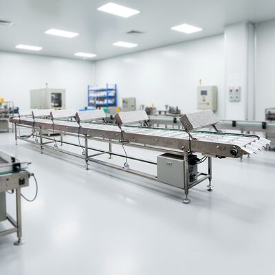 Маршаллинговый охлаждающий конвейер питания, предназначенный для непрерывной обработки пищевых продуктов