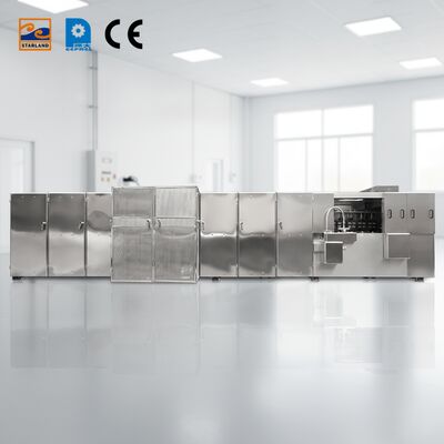 Оборудование для производства вафель мо́нака из нержавеющей стали, обеспечивающее прочную конструкцию и работу